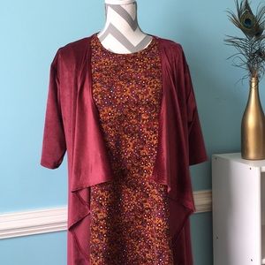 LuLaRoe Velour Shirley (A23)